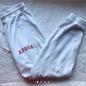 white american eagle sweatpants